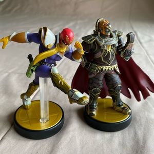 Captain Falcon & Ganondorf Amiibo